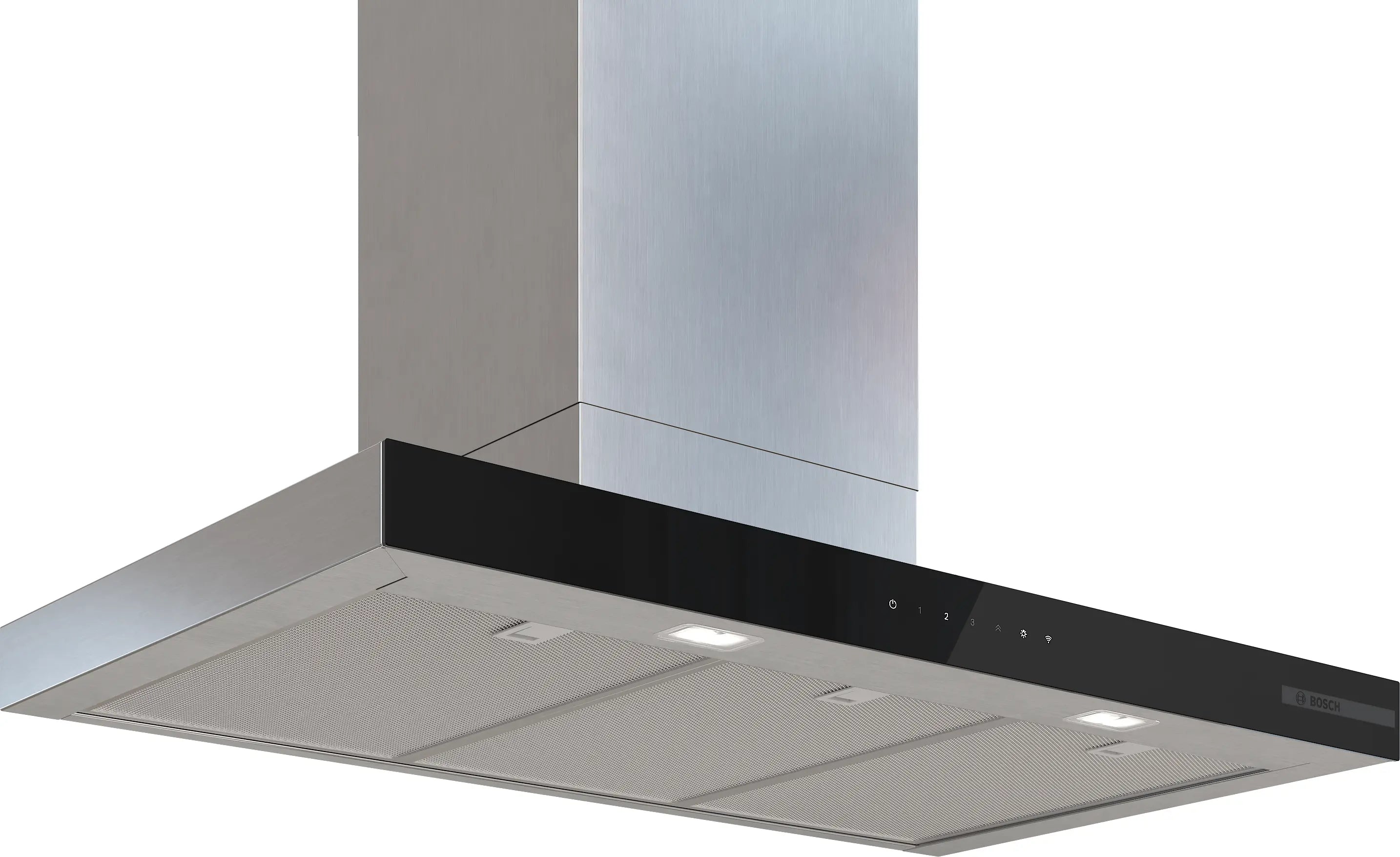 Bosch DWB97DN30 wall-mounted cooker hood in stainless steel look, 898 mm wide