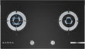 Bosch PMD82D31AF Town Gas hob in black tempered glass, 780 mm wide