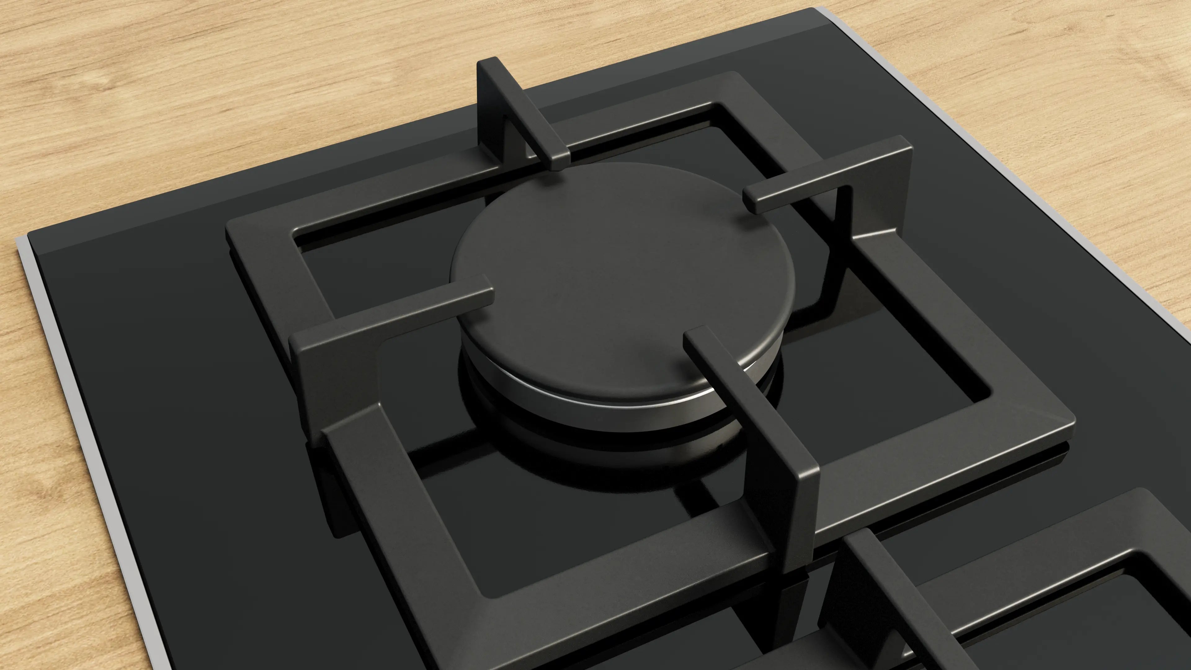 PRB3A6I40X Series 8 Domino gas hob 30 cm Ceramic, Black