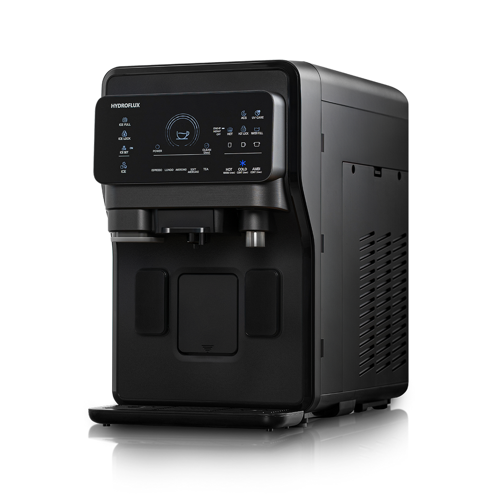 Hydroflux BREW capsule coffee machine and water purifier, further view 2