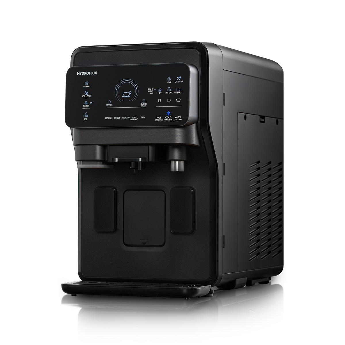 Hydroflux BREW capsule coffee machine and water purifier, further view 2