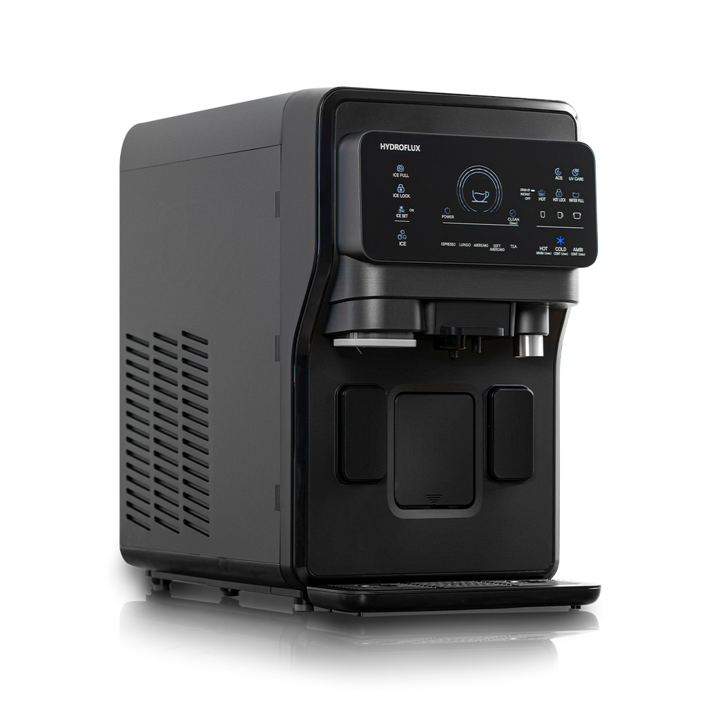 Hydroflux BREW capsule coffee machine and water purifier, further view 3