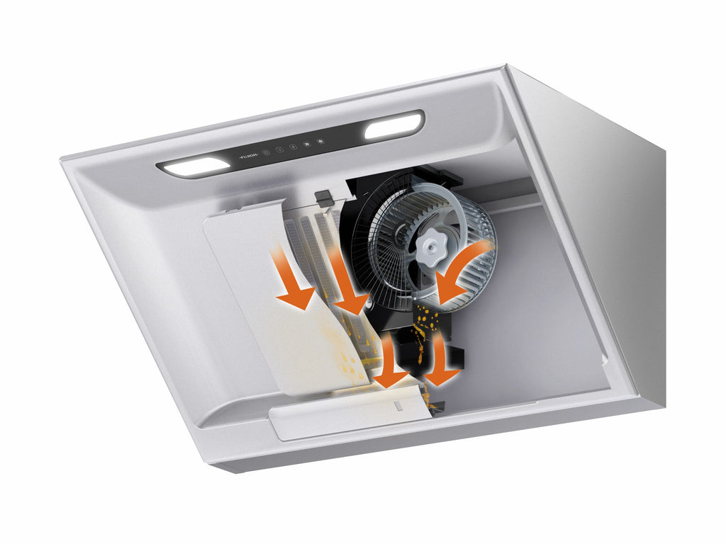 Fujioh FR-SC2090 inclined cooker hood, further view 10