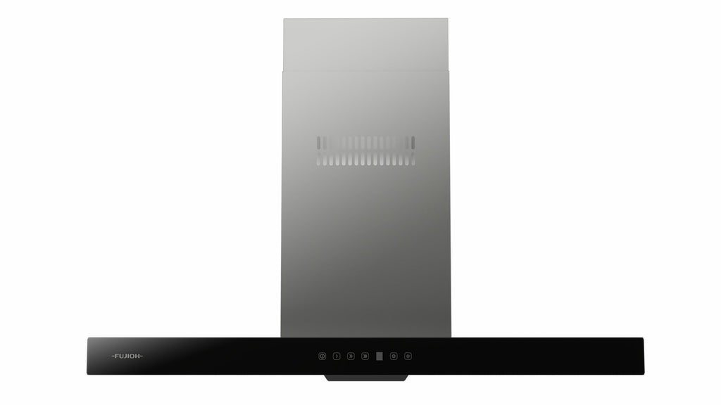 Fujioh FR-MT1990 chimney cooker hood with glass front panel, further view 2