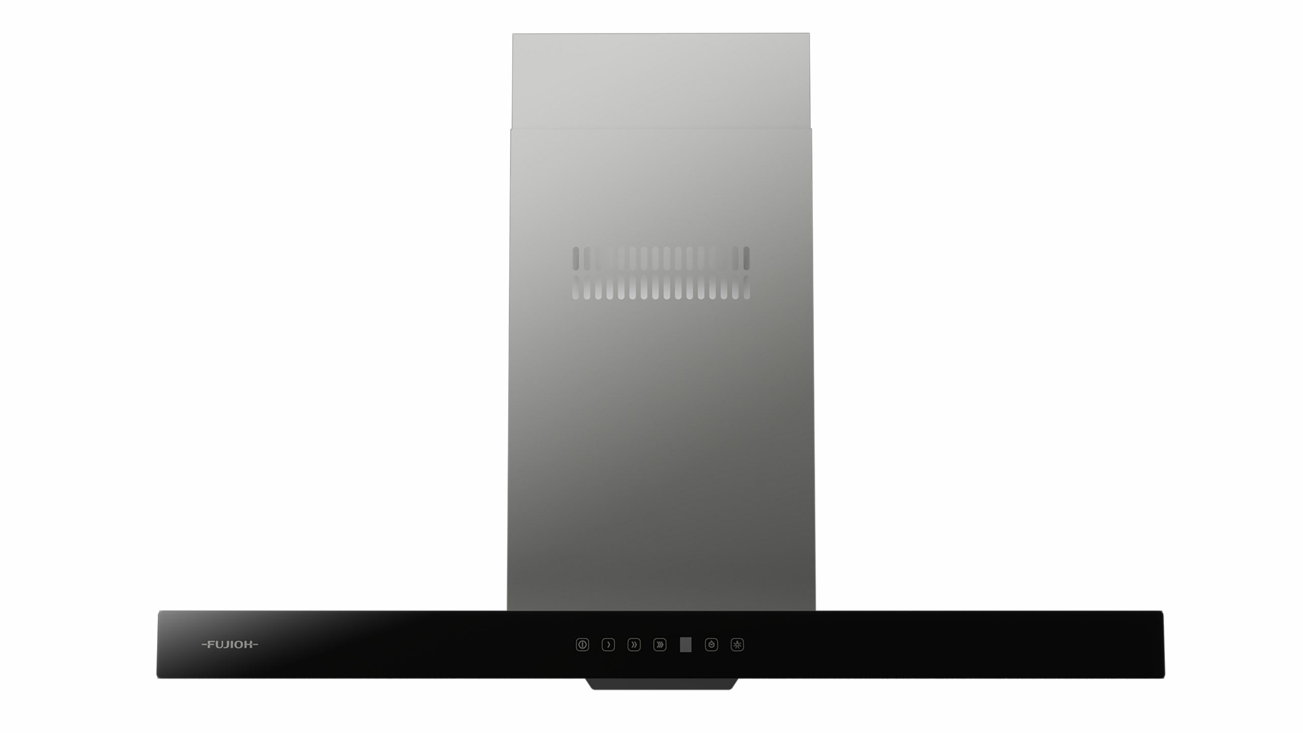 Fujioh FR-MT1990 chimney cooker hood with glass front panel, further view 2