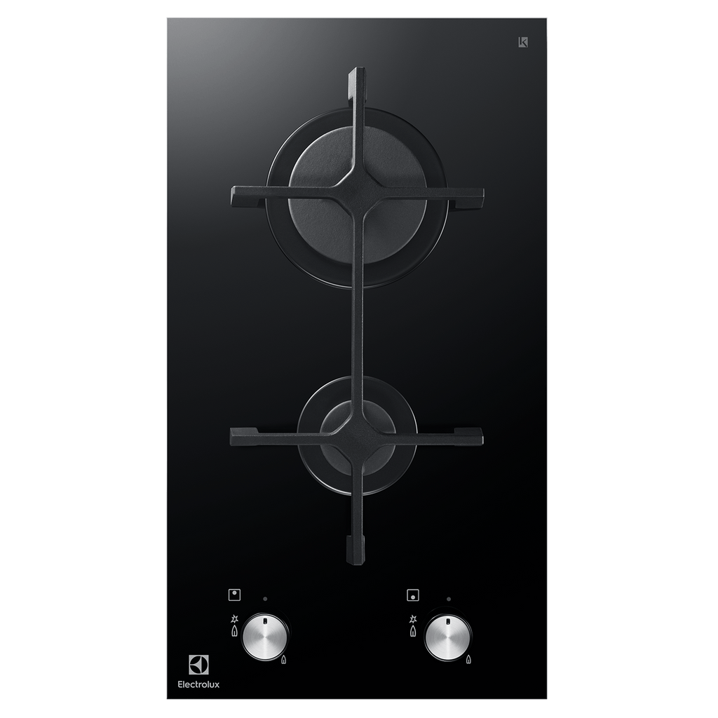 Electrolux EGC3320NOK two-burner domino gas hob, 290 mm wide