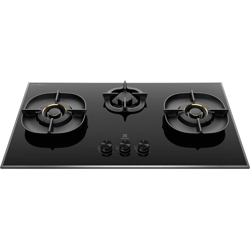 Electrolux EHG9350BEP three-burner built-in gas hob, further view 2