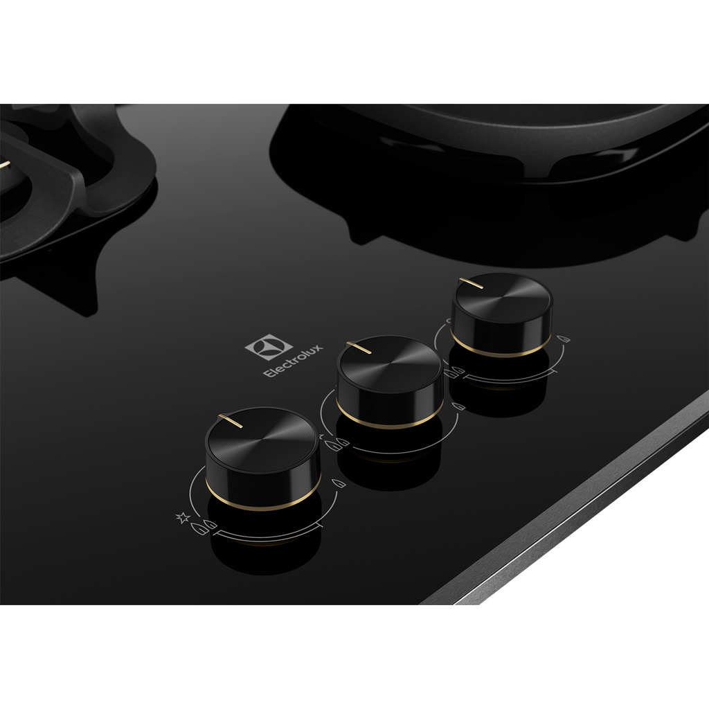 Electrolux EHG9350BEP three-burner built-in gas hob, further view 6
