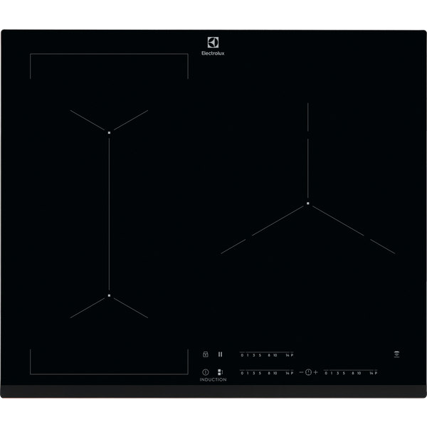 EIV63343 — 60cm 600 Series built-in induction hob with 3 cooking zones