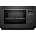 Electrolux EOS26T24BM 50 cm UltimateTaste 900 freestanding electric oven, 26 L, in black glass, front view with the door closed
