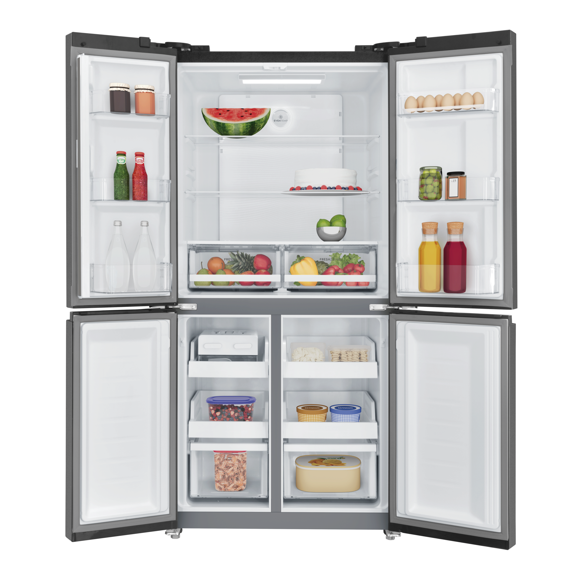 EQE4900B-B 497L 600 Series quad refrigerator