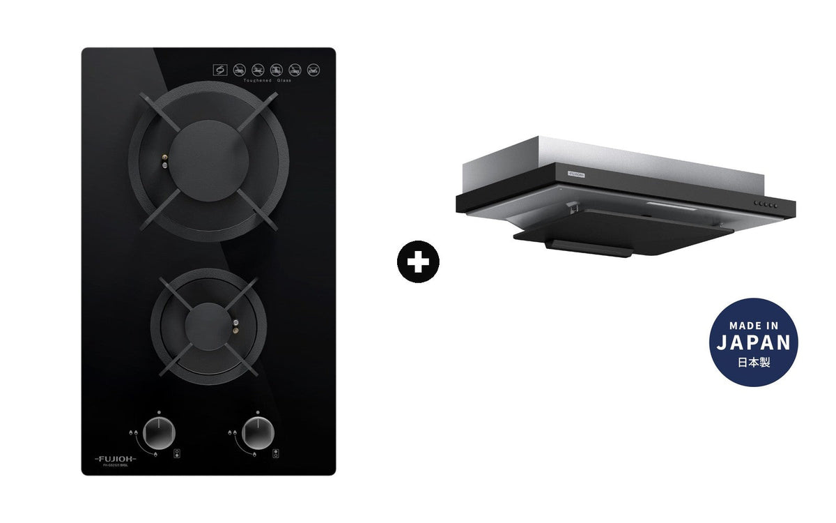 Fujioh Bundle — FH-GS2525 Domino Hob + FR-FS2290 Slim Hood