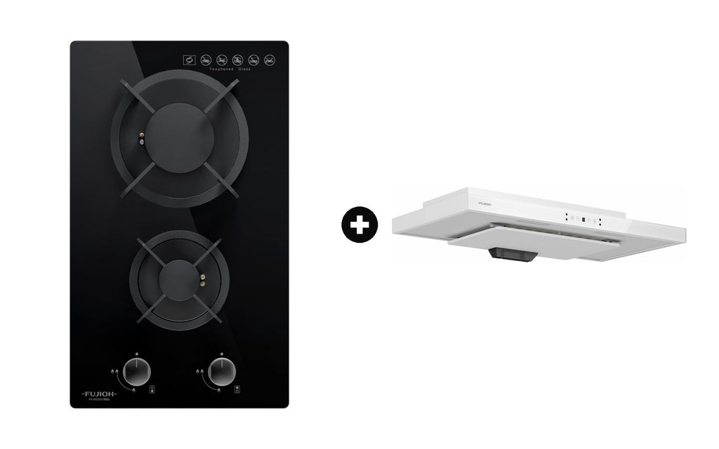 Fujioh Bundle — FH-GS2525 Domino Hob + FR-MS2390 Slim Hood