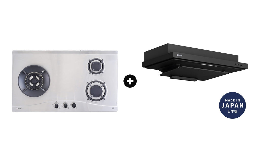 Fujioh Bundle — FH-GS5030 Gas Hob + FR-FS2290 Slim Hood