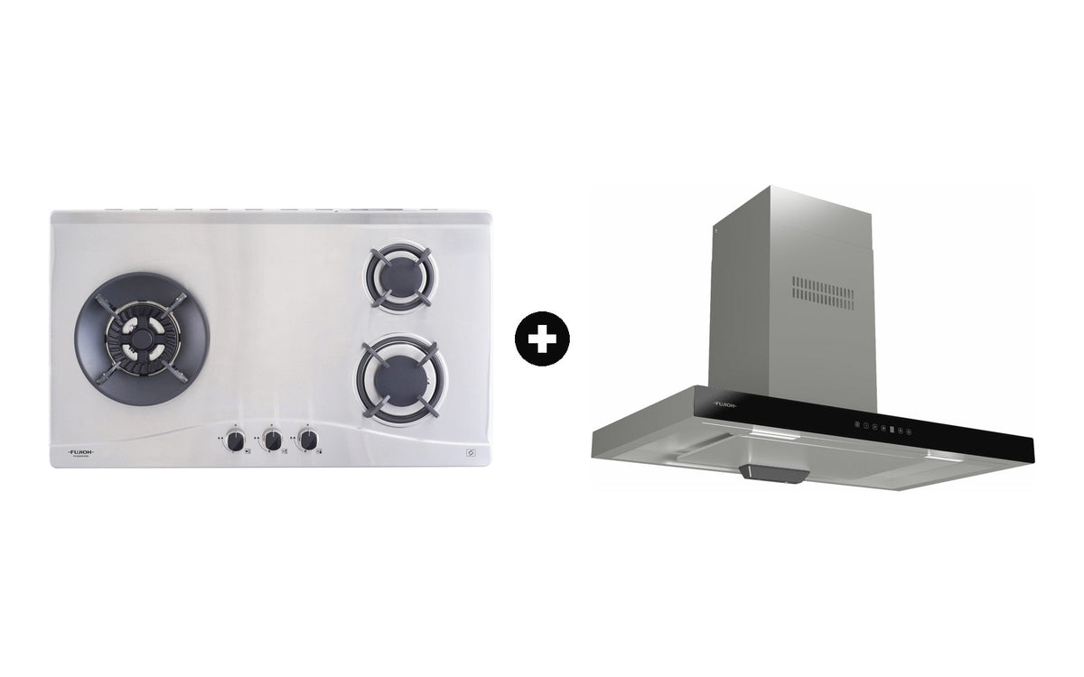 Fujioh Bundle — FH-GS5030 Gas Hob + FR-MT1990 Chimney Hood
