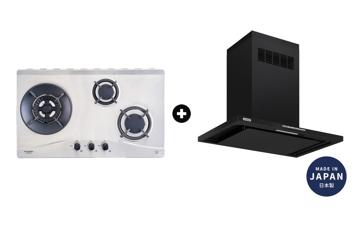 Fujioh Bundle — FH-GS5035 Gas Hob + FR-CL1890 Chimney Hood