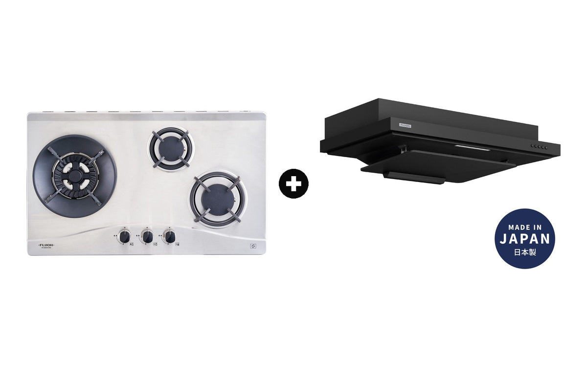 Fujioh Bundle — FH-GS5035 Gas Hob + FR-FS2290 Slim Hood