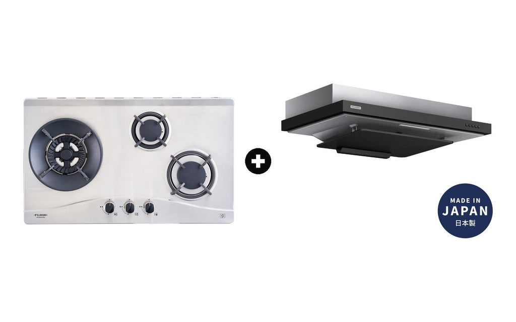 Fujioh Bundle — FH-GS5035 Gas Hob + FR-FS2290 Slim Hood