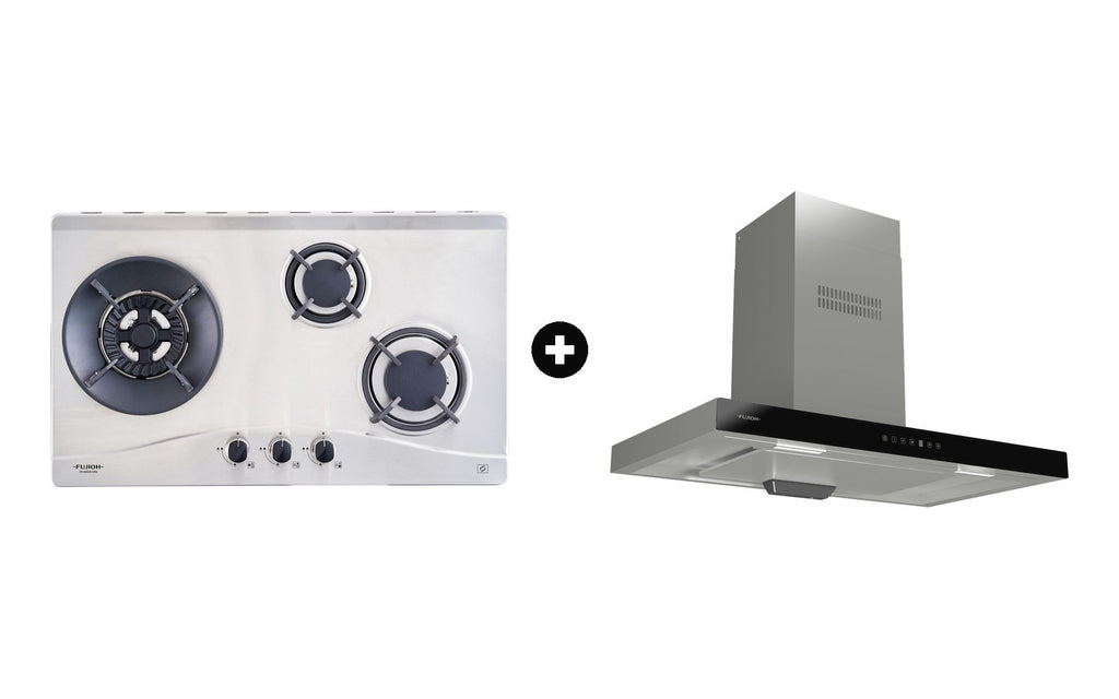 Fujioh Bundle — FH-GS5035 Gas Hob + FR-MT1990 Chimney Hood