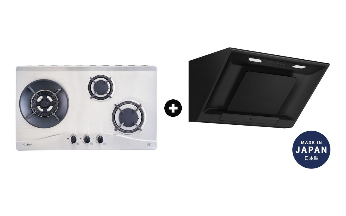 Fujioh Bundle — FH-GS5035 Gas Hob + FR-SC2090 Inclined Hood