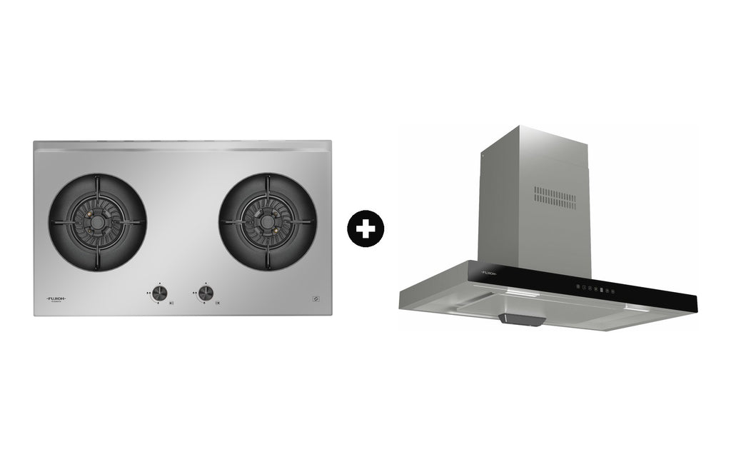 Fujioh Bundle — FH-GS6820 Gas Hob + FR-MT1990 Chimney Hood