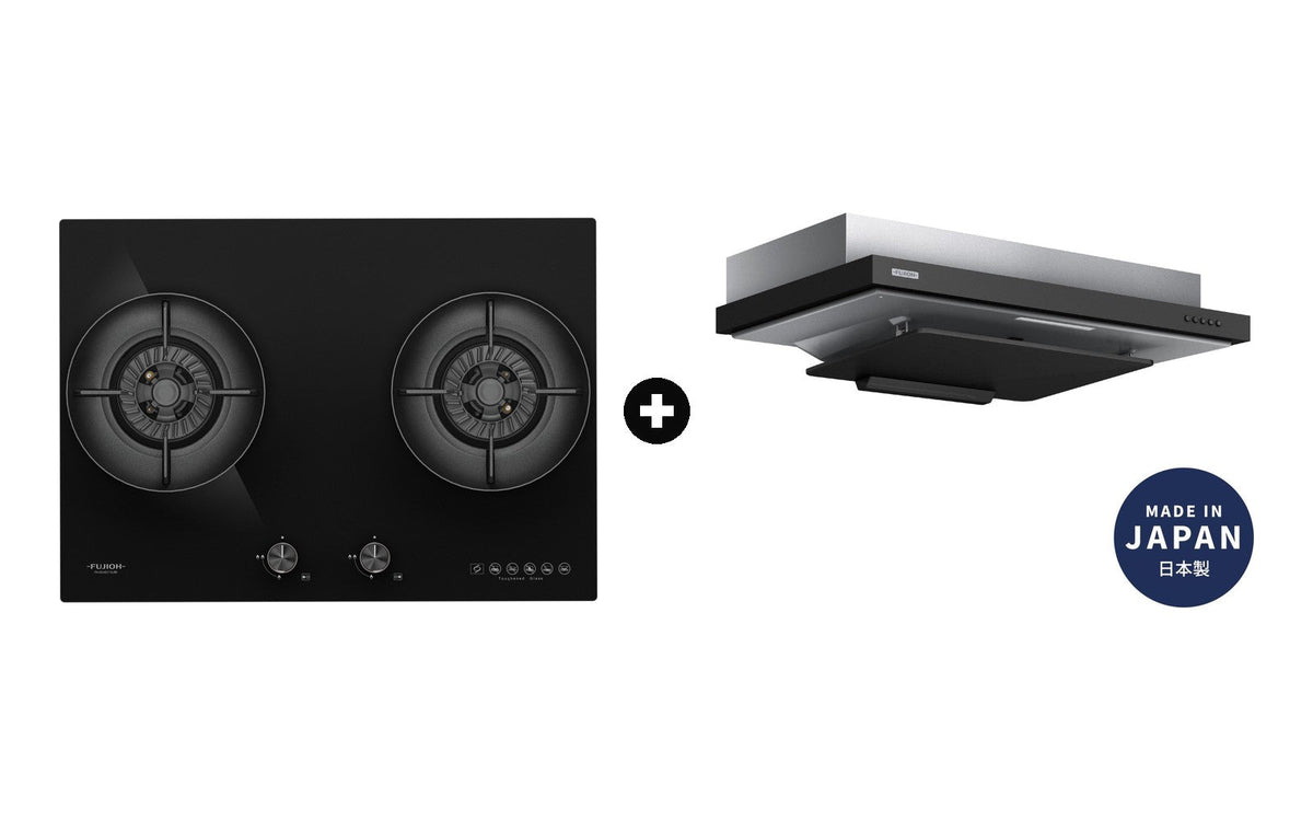 Fujioh Bundle — FH-GS6827 Gas Hob + FR-FS2290 Slim Hood