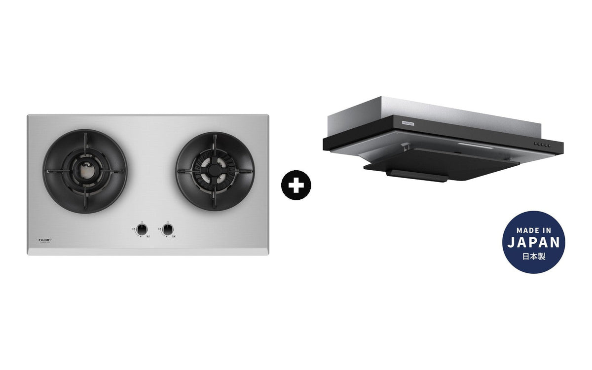 Fujioh Bundle — FH-GS7020 Gas Hob + FR-FS2290 Slim Hood