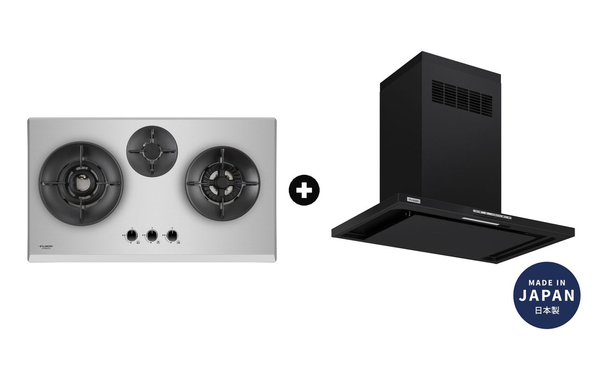 Fujioh Bundle — FH-GS7030 Gas Hob + FR-CL1890 Chimney Hood