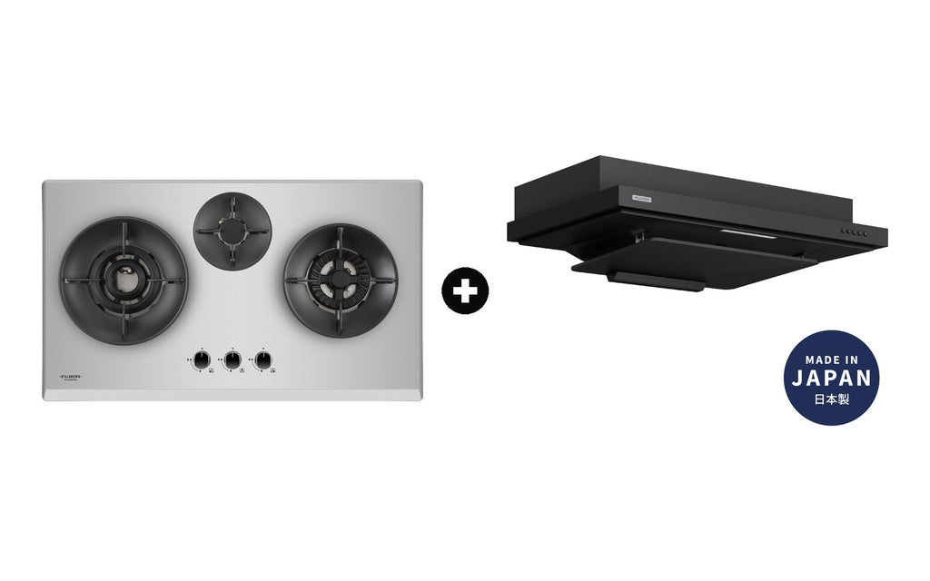 Fujioh Bundle — FH-GS7030 Gas Hob + FR-FS2290 Slim Hood