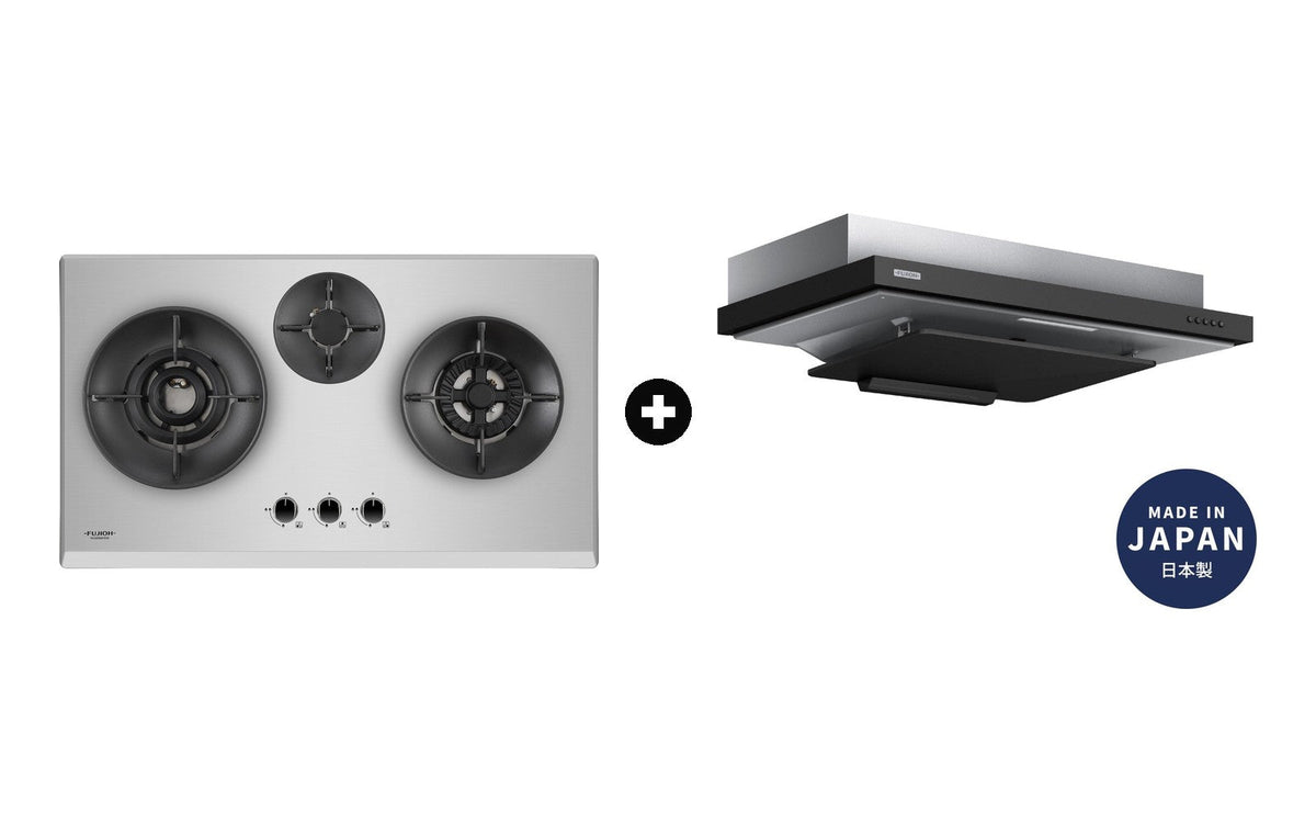 Fujioh Bundle — FH-GS7030 Gas Hob + FR-FS2290 Slim Hood
