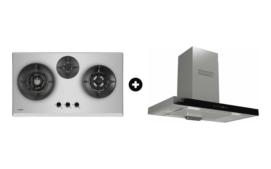 Fujioh Bundle — FH-GS7030 Gas Hob + FR-MT1990 Chimney Hood