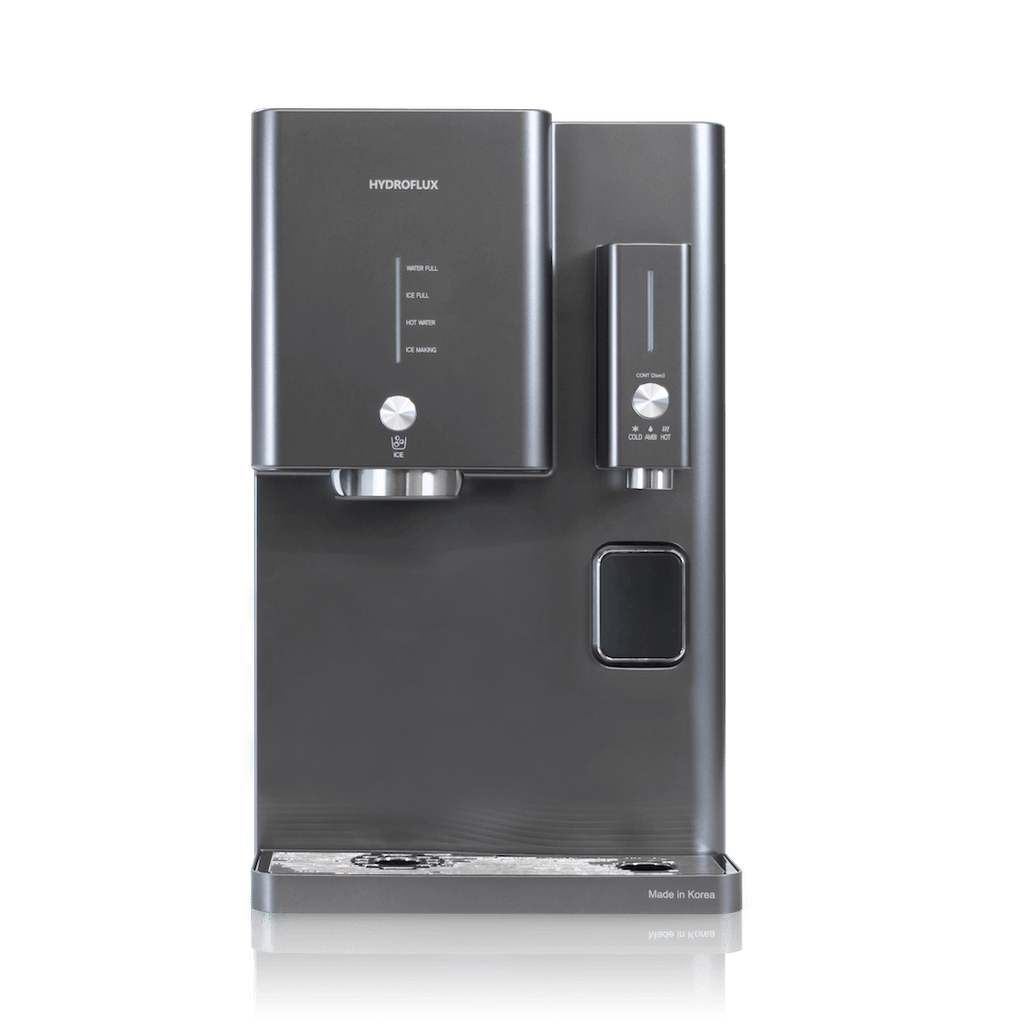 Hydroflux IGLOO countertop water purifier with built-in ice maker