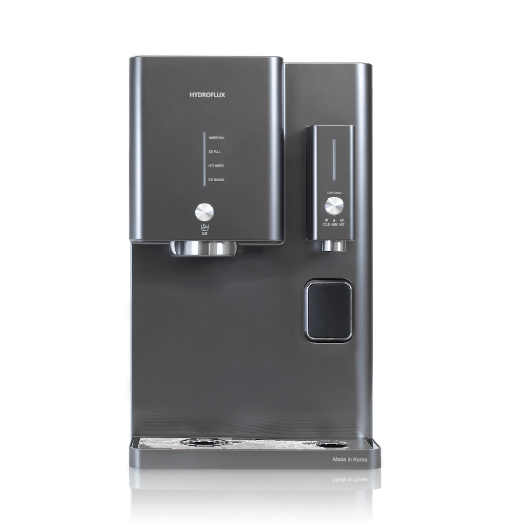Hydroflux IGLOO countertop water purifier with built-in ice maker