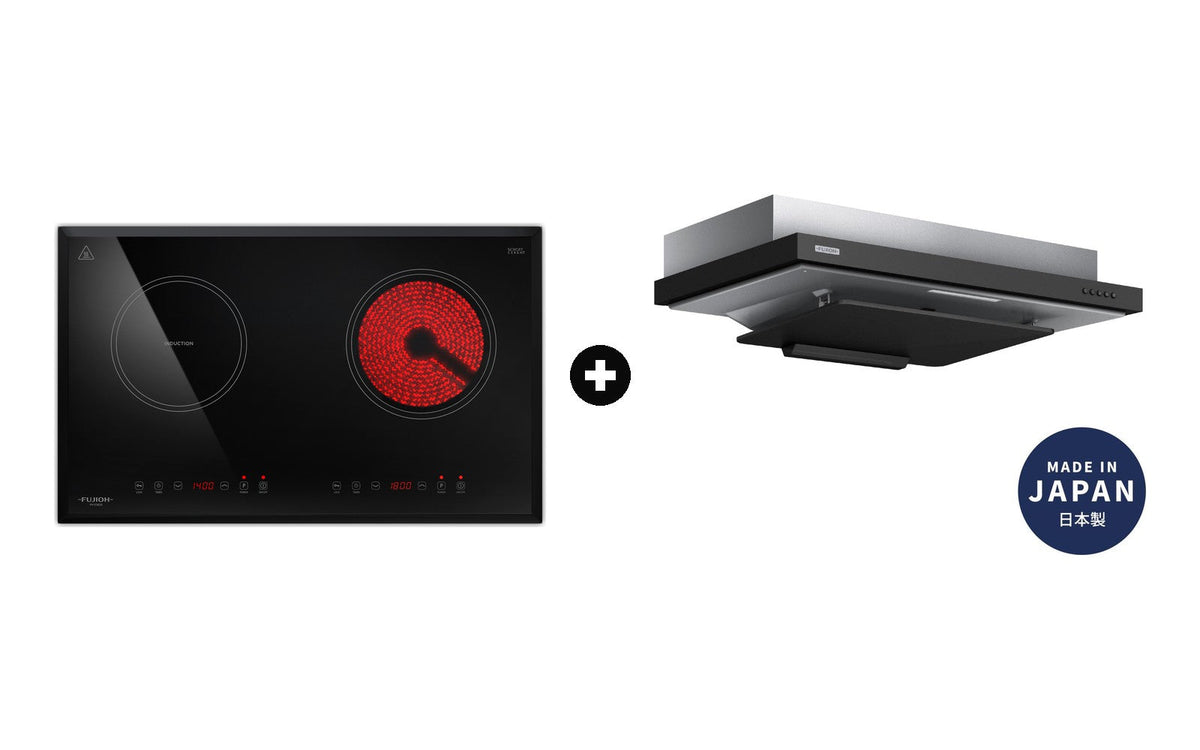 Fujioh Bundle — FH-IC6020 Hybrid Hob + FR-FS2290 Hood
