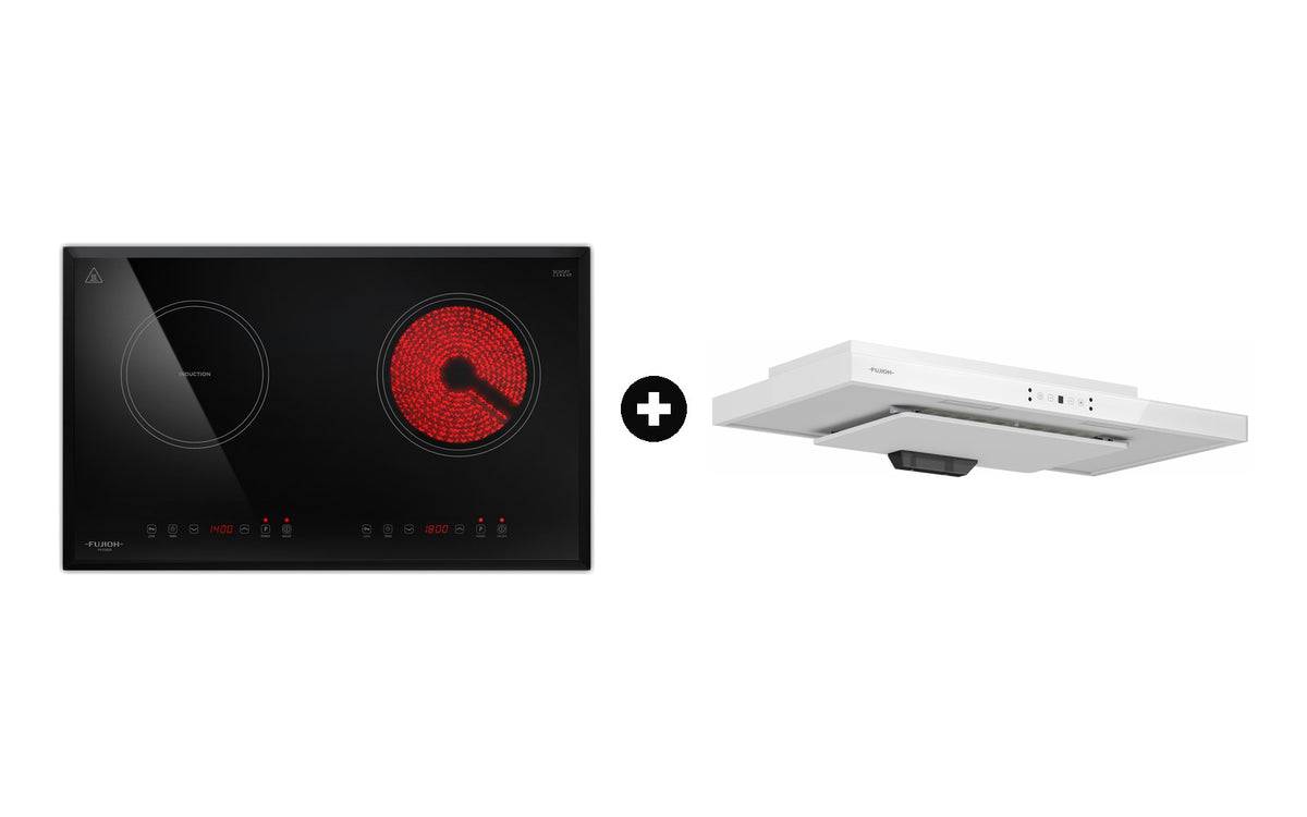Fujioh Bundle — FH-IC6020 Hybrid Hob + FR-MS2390 Hood
