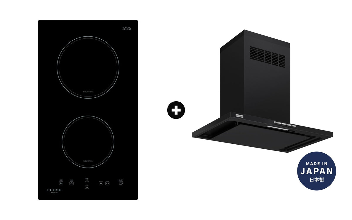 Fujioh Bundle — FH-ID5125 Domino Induction Hob + FR-CL1890 Chimney Hood