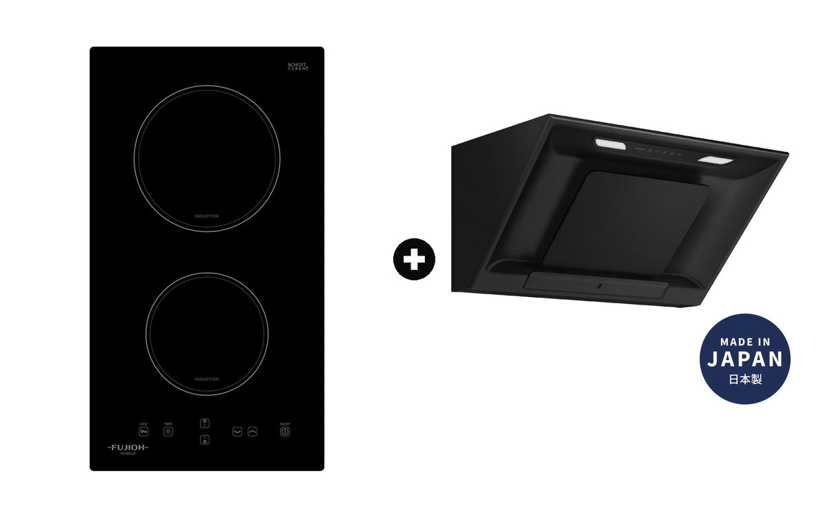 Fujioh Bundle — FH-ID5125 Domino Induction Hob + FR-SC2090 Inclined Hood