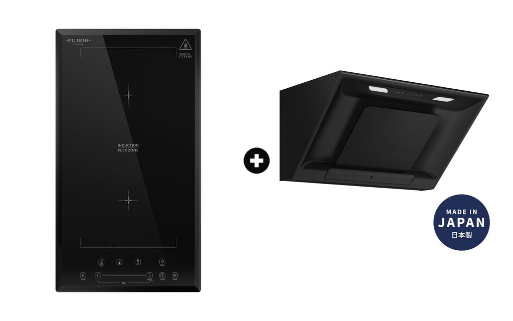 Fujioh Bundle — FH-ID5228 Flex Induction Hob + FR-SC2090 Inclined Hood
