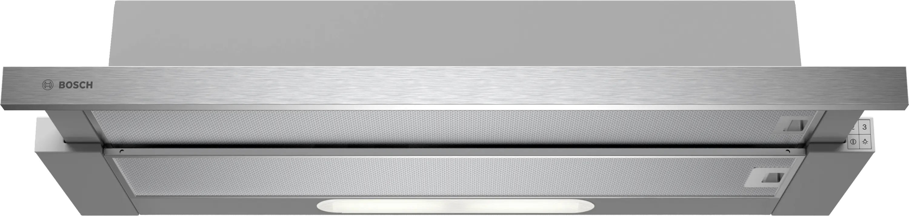 Bosch DHI923GSG telescopic cooker hood in stainless steel, 898 mm wide