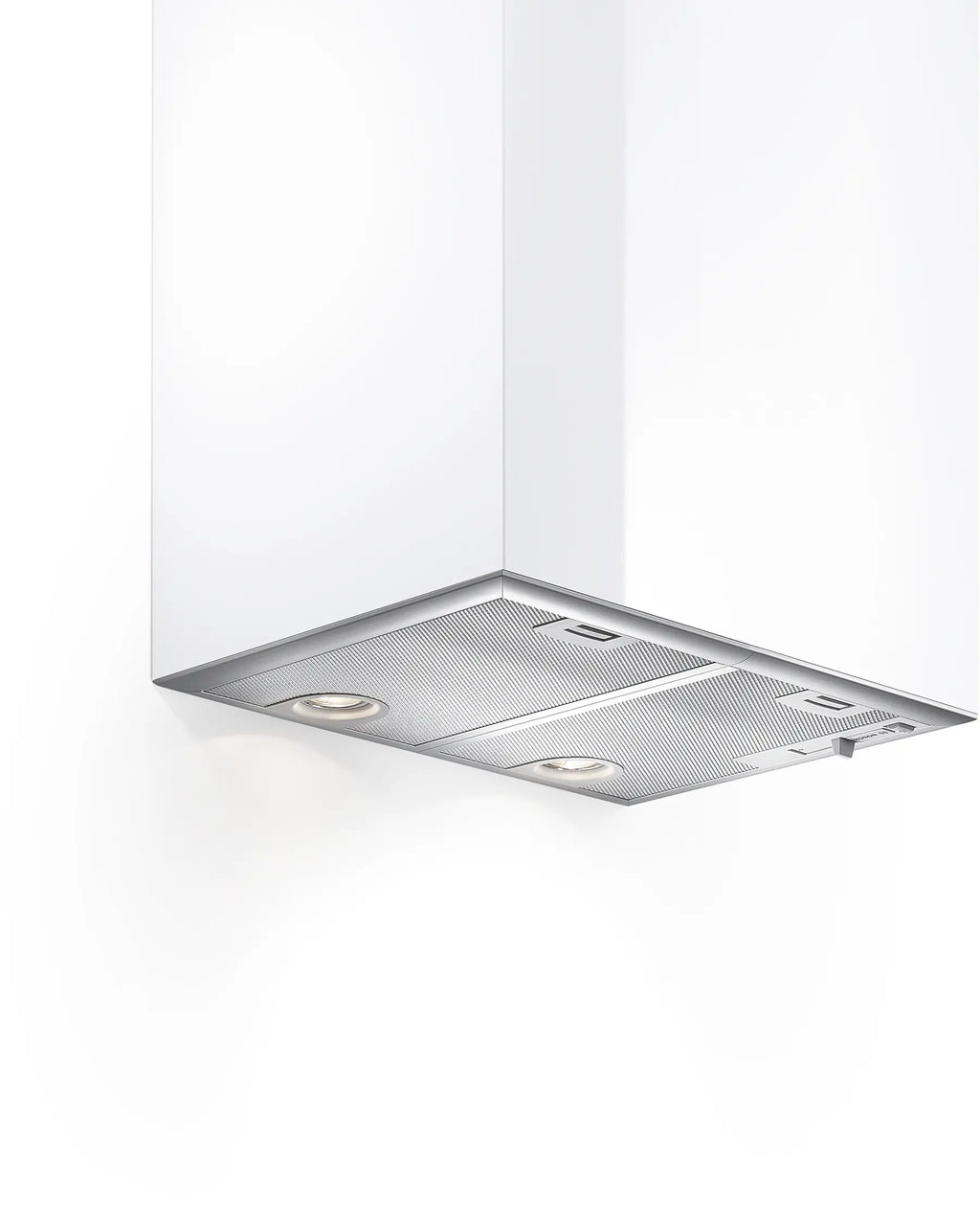 Bosch DHL755BL canopy cooker hood in silver metallic, further view 2