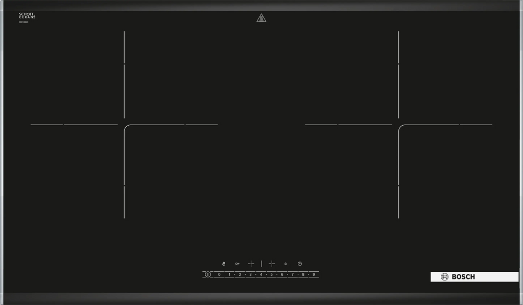 Bosch PPI82560MS induction hob, surface mount with frame, 780 mm wide