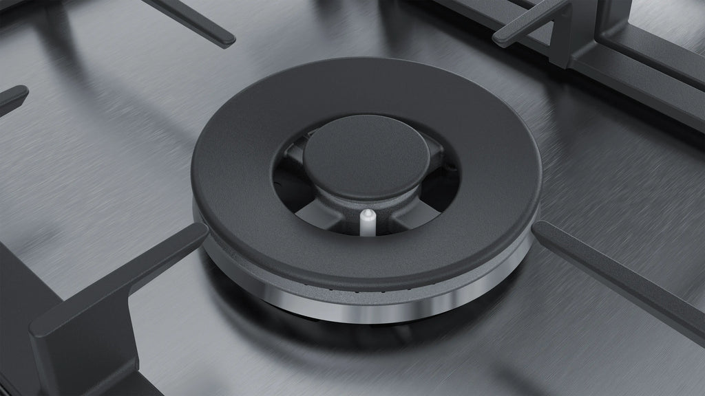 Bosch PCC6A5B90K Town Gas hob in stainless steel, further view 5