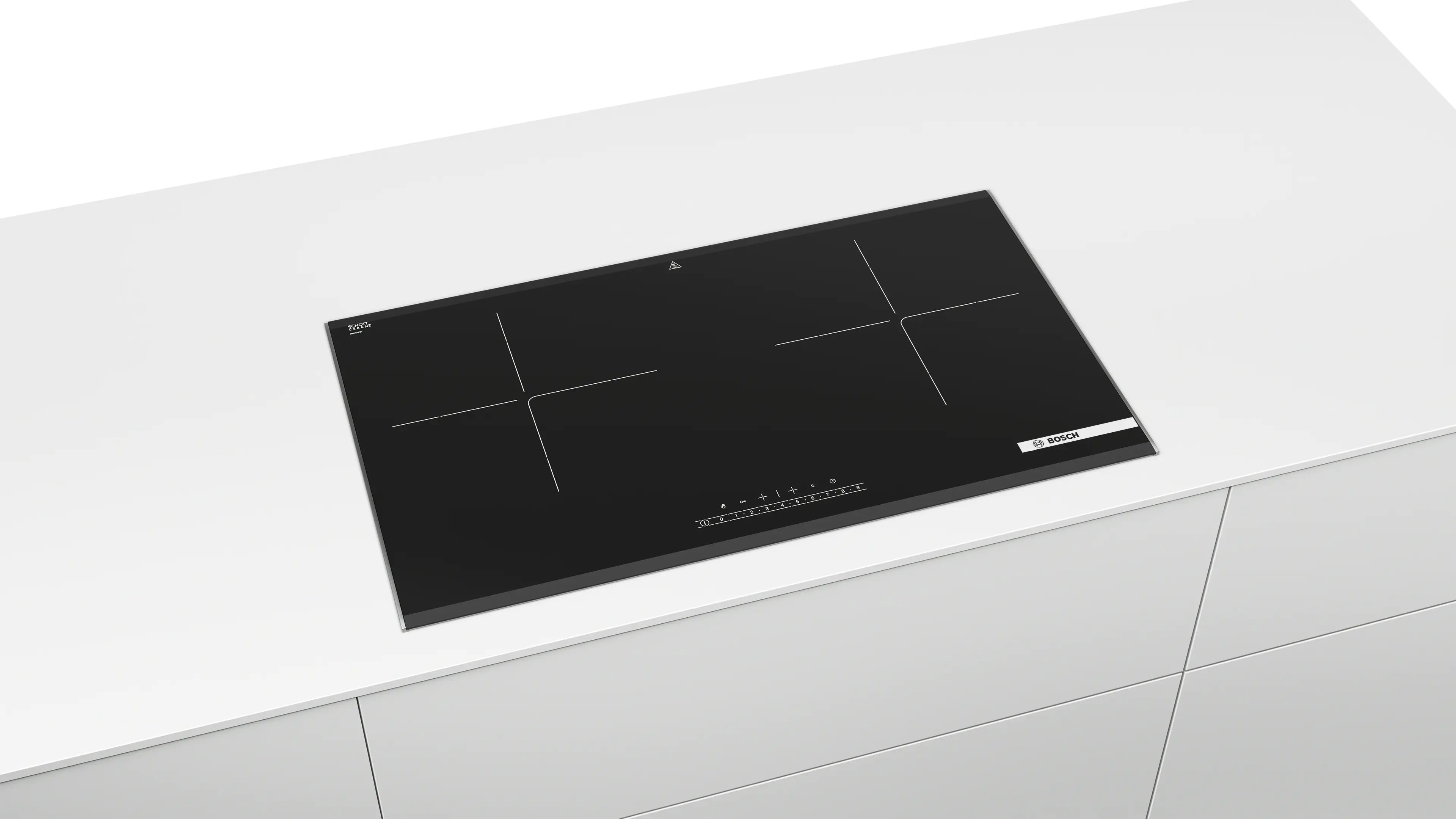 Bosch PPI82560MS induction hob, surface mount with frame, further view 3