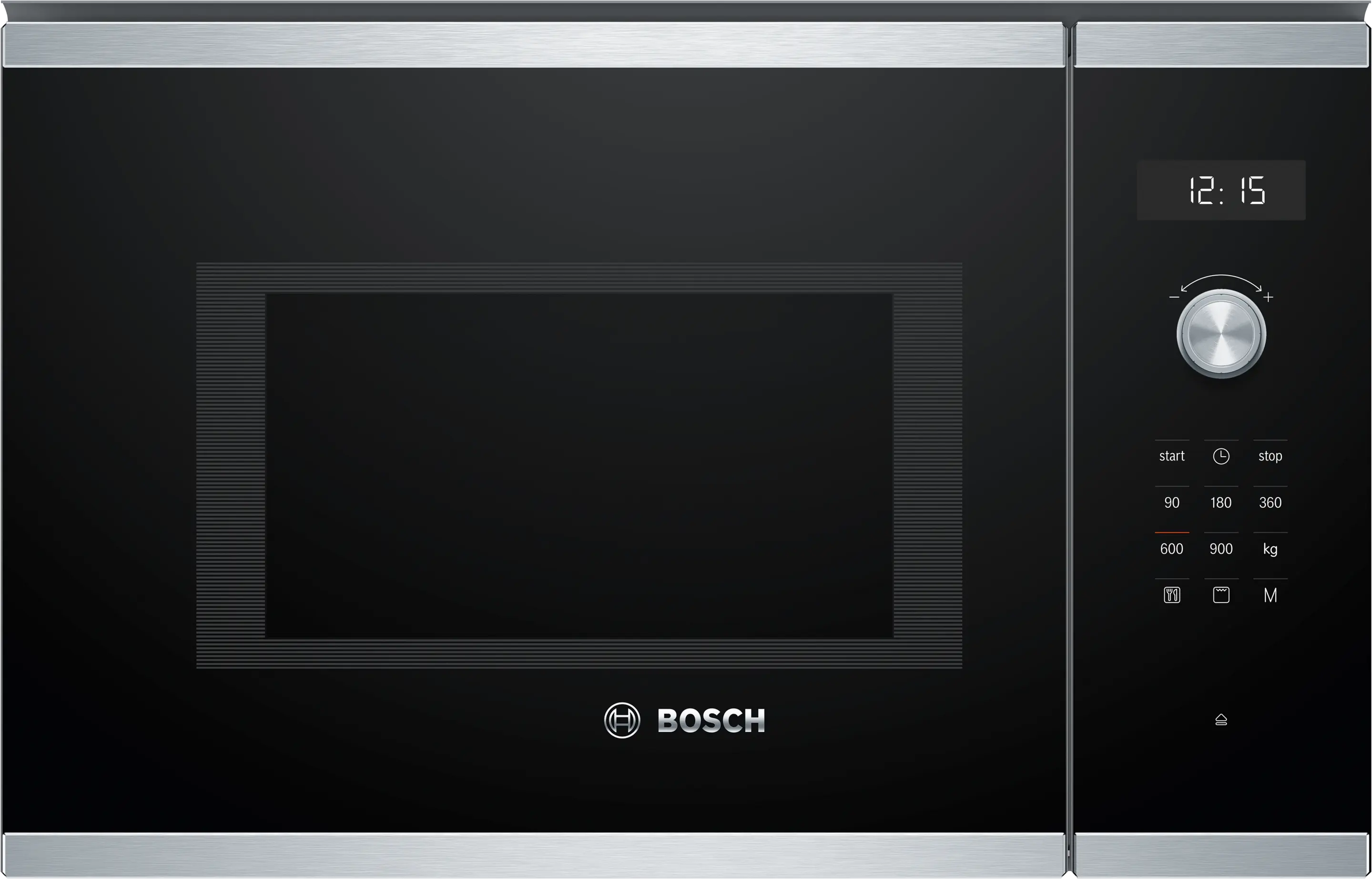 Bosch BEL554MS0K built-in microwave with grill in stainless steel, 594 mm wide