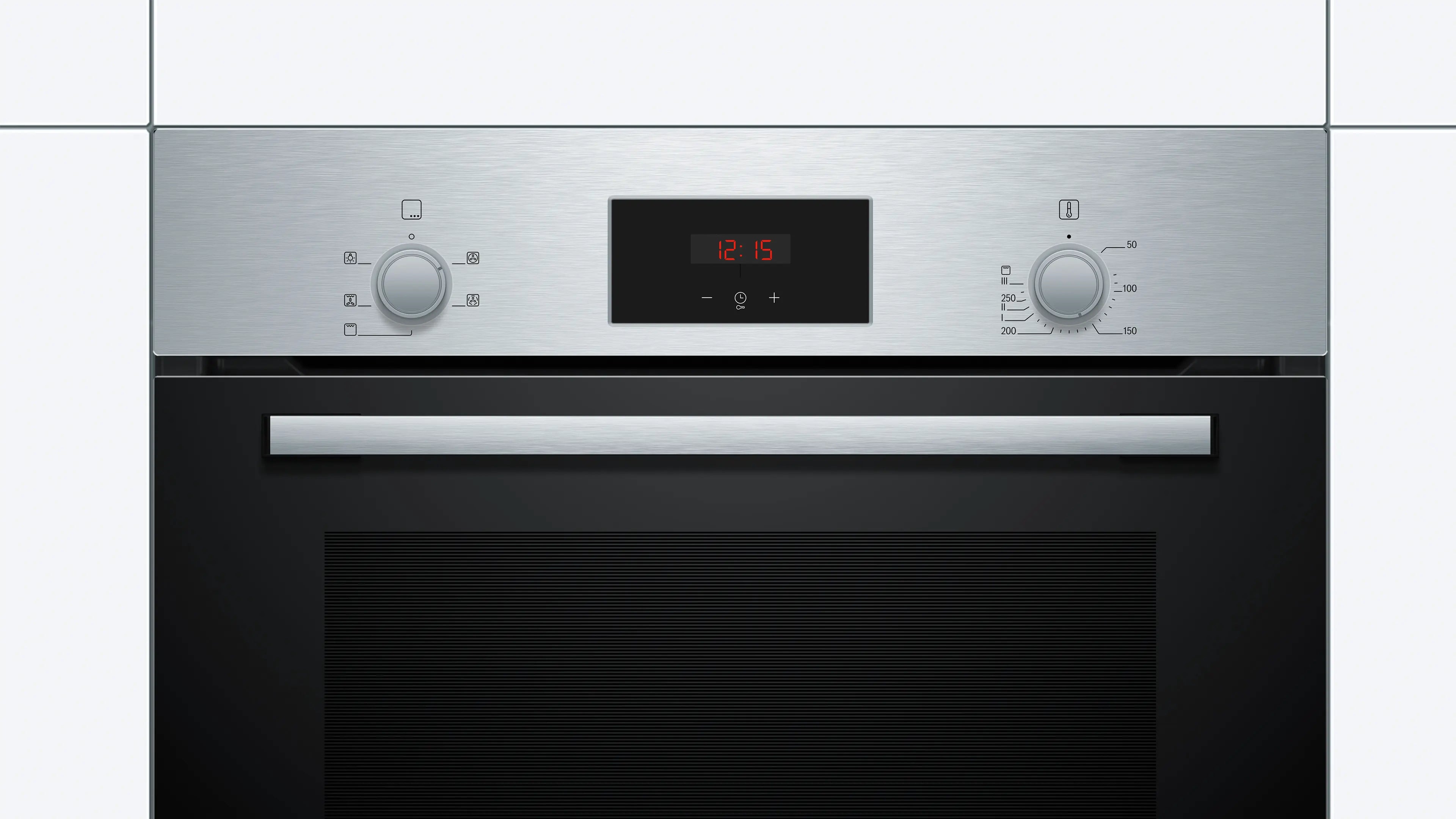 Bosch HHF113BR0B built-in oven in stainless steel, further view 2