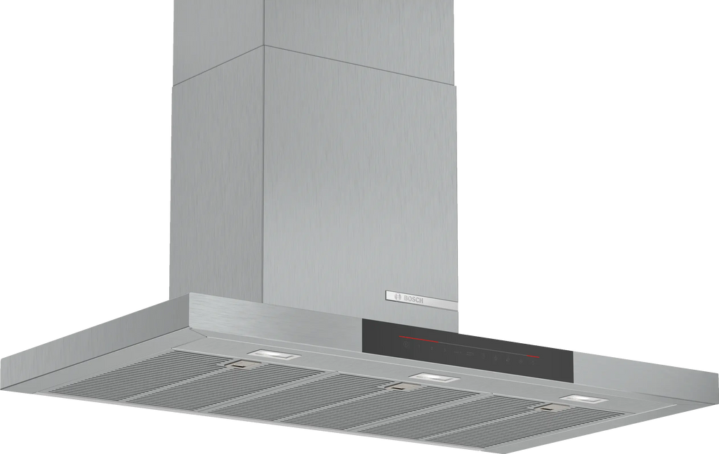 Bosch DWB98JQ50B wall-mounted cooker hood in stainless steel, 898 mm wide