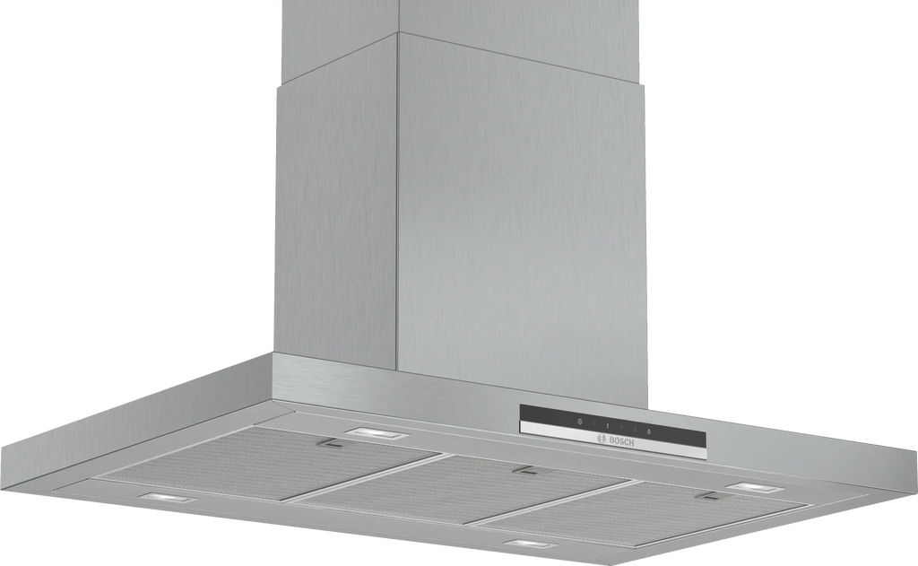 Bosch DIB97IM50M island cooker hood in stainless steel, 900 mm wide