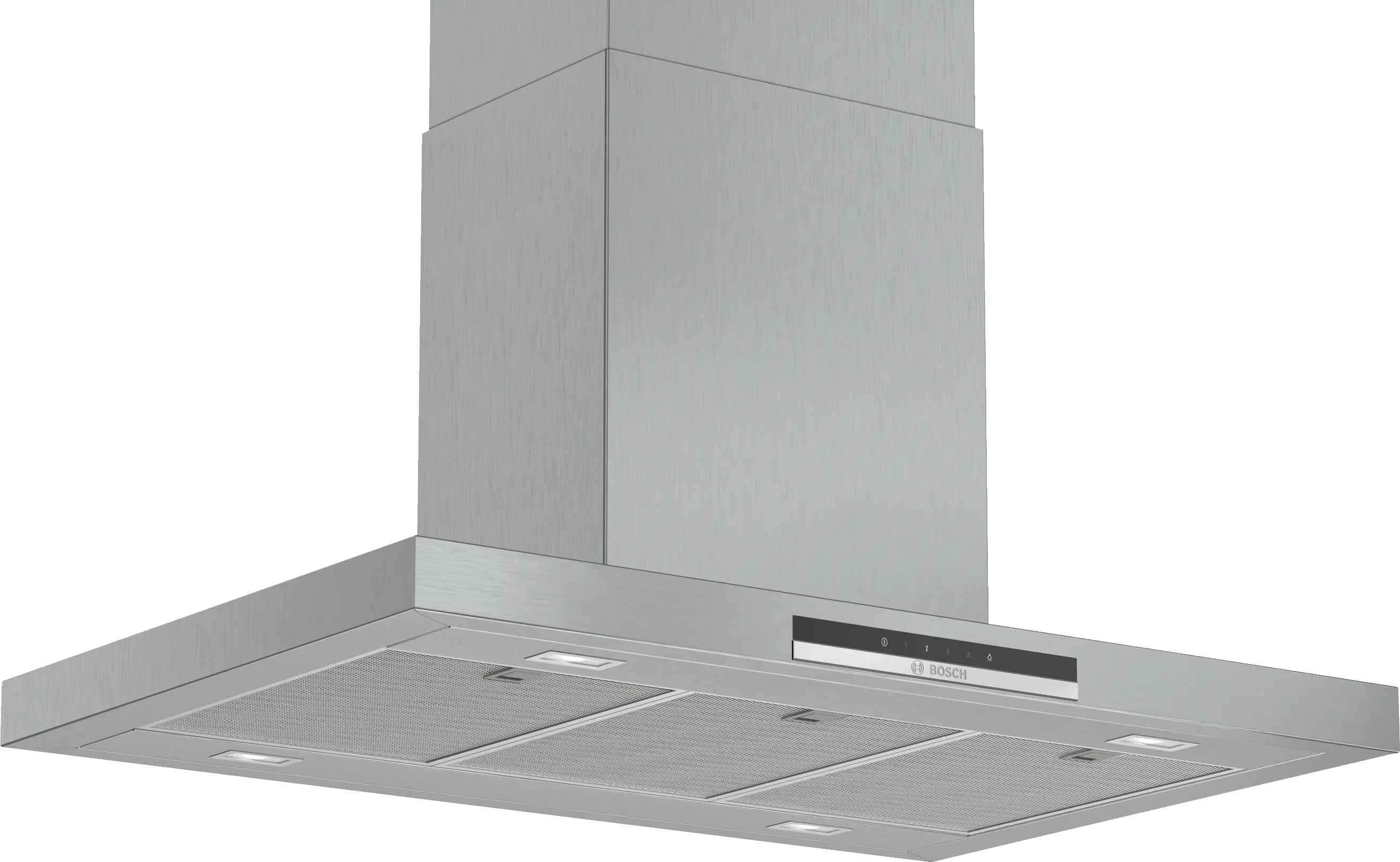 Bosch DIB97IM50M island cooker hood in stainless steel, 900 mm wide