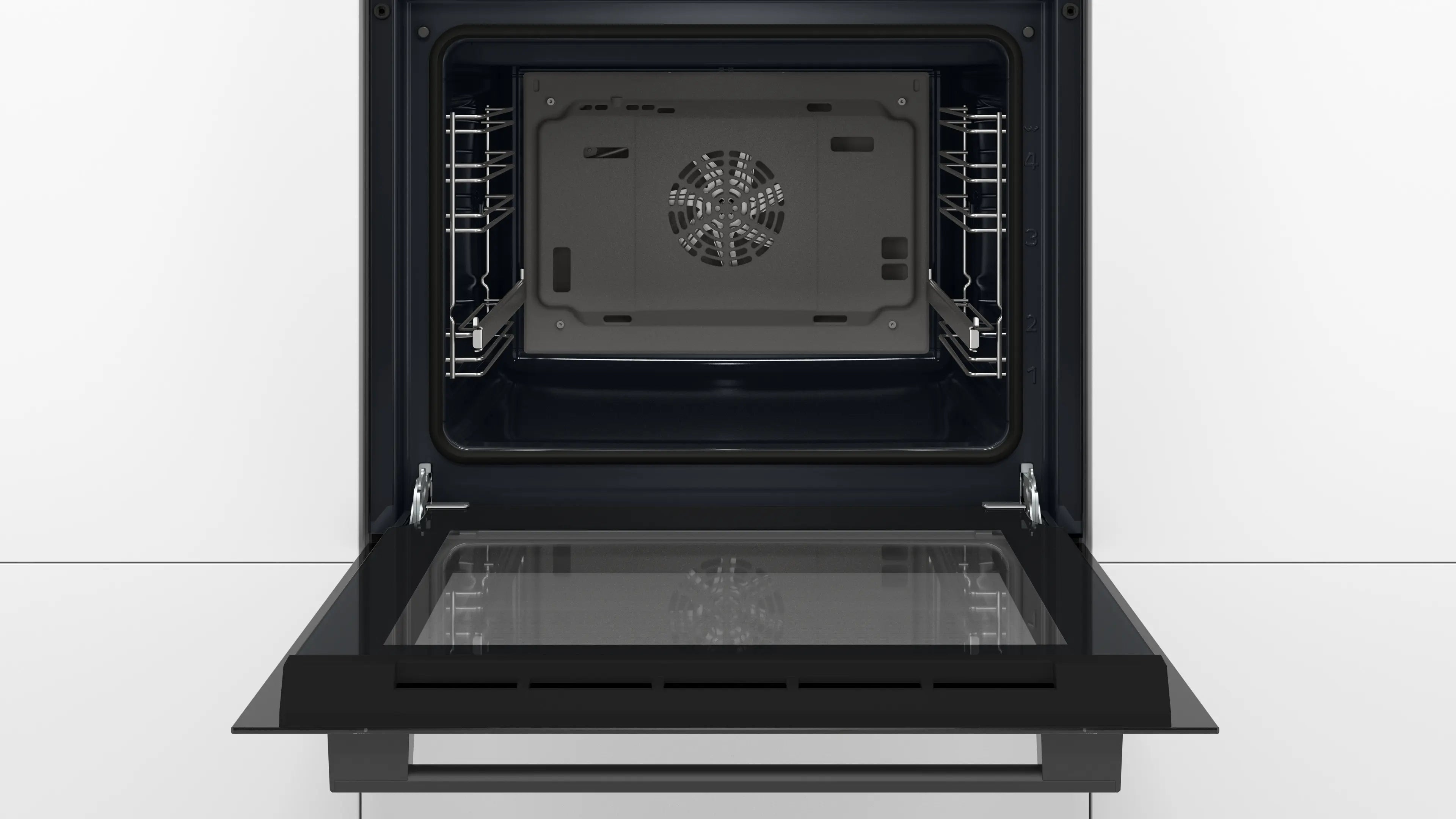 Bosch HBJ559EB6M built-in oven in black, further view 3