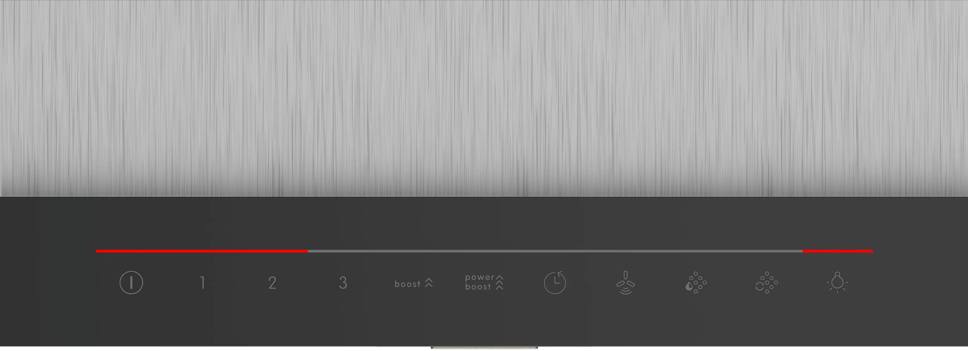 Bosch DWB98JQ50B wall-mounted cooker hood in stainless steel, further view 3